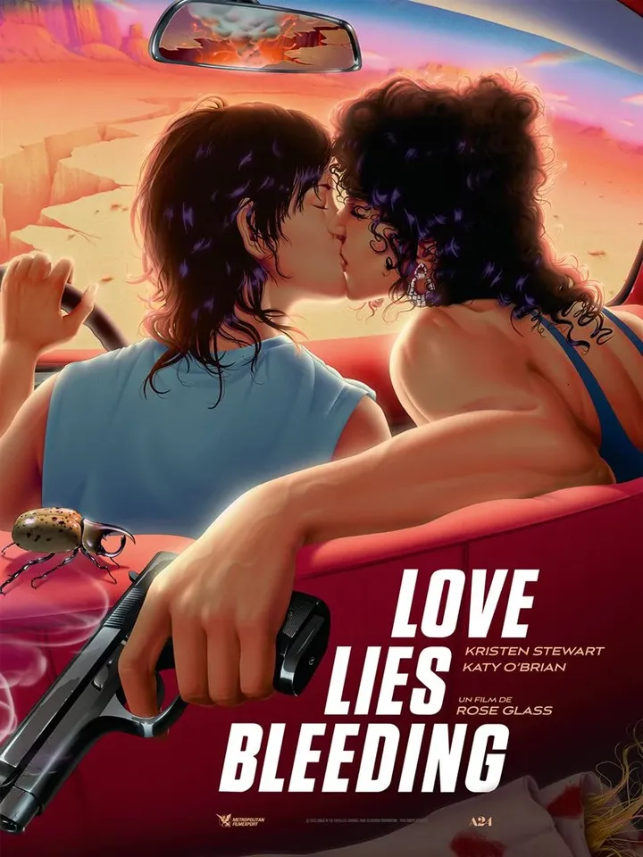 Affiche du film "Love Lies Bleeding" de Rose Glass. (METROPOLITAN FILMEXPORT)