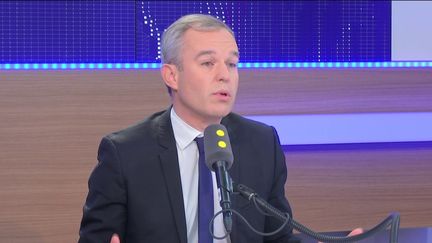 &nbsp;François de Rugy, député écologiste et candidat à la primaire à gauche, invité du 8h30 politique le samedi 20 novembre 2016. (FRANCEINFO / RADIOFRANCE)