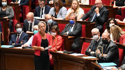 Elisabeth Borne, Première ministre, à l'Assemblée nationale, le 12 juillet 2022. (BERTRAND GUAY / AFP)