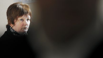 Ginette Villemin, ici photographiée le 24 février 2010 au palais de justice de Dijon, est ressortie libre de sa garde à vue, le 15 juin 2017. (MAXPPP)