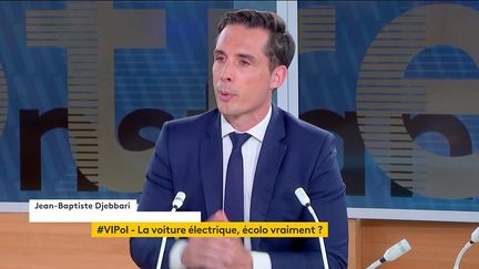 Jean-Baptiste Djebbari, ministre délégué aux Transports, était l'invité de "Votre instant politique", lundi 14 juin sur la chapine franceinfo. (FRANCEINFO)