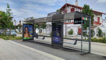 L'arrêt de Tram'bus Balichon à Bayonne, où a été agressé un conducteur de Tram'bus. (ROMAIN DÉZÈQUE / FRANCE-BLEU PAYS BASQUE)