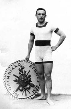 Alfréd Hajós, premier champion olympique de natation (1896)
 (DR)