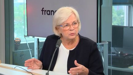 Catherine Vautrin, le 11 juin 2024 sur franceinfo.  (FRANCEINFO / RADIO FRANCE)