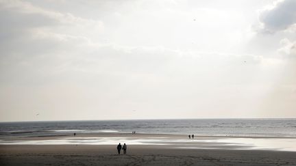 La plage de Berck-sur-Mer (Pas-de-Calais), en mars 2013. (MAXPPP)