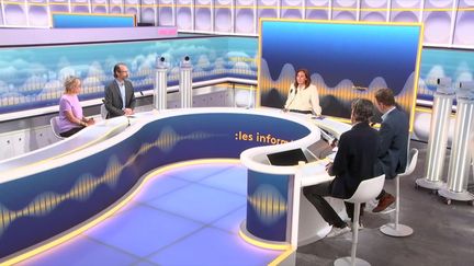 The morning news set on September 19, 2024. (FRANCEINFO / RADIO FRANCE)