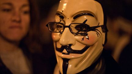 En 2011, plus de 100 000 masques &agrave; l'effigie de Guy Fawkes auraient &eacute;t&eacute; vendus. (NICHOLAS KAMM / AFP)