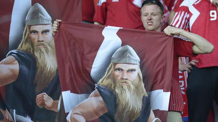 GROUPE B - DANEMARK - Les pays nordiques n'&eacute;chappent pas au clich&eacute; du guerrier viking. (FILIPPO MONTEFORTE / AFP)