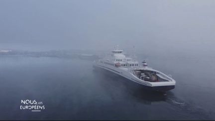 "L'impression d'être parfois sur un voilier" : en Norvège, à bord du plus grand ferry électrique du monde (NOUS, LES EUROPEENS / FRANCE 2)