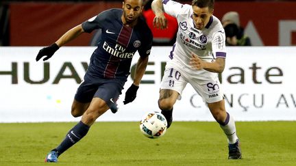 Lucas et le PSG n'auront jamais trouvé l'ouverture (ETIENNE LAURENT / EPA)