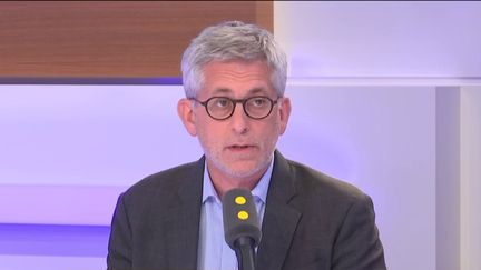 Frédéric Valletoux, président de la Fédération hospitalière de France, le 1er juillet 2019. (RADIO FRANCE / FRANCEINFO)