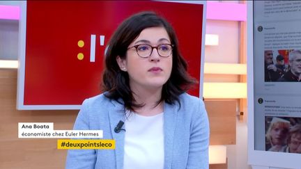 Invitée de Jean-Paul Chapel dans ":l'éco", Ana Boata, économiste chez Euler Hermes, est venue parler des conséquences du Brexit sur l'économie française.