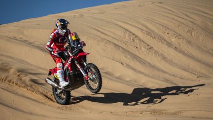 Daniel Sanders a remporté la première étape du Dakar 2022.&nbsp; (MARCELO MARAGNI / RED BULL CONTENT POOL)