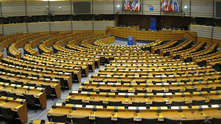 Lhémicycle du parlement européen à Bruxelles.&nbsp; (GETTY IMAGES)