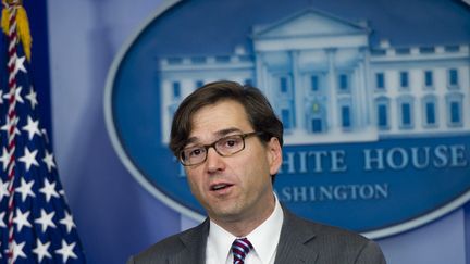 Jason Furman,&nbsp;chef du cercle des conseillers &eacute;conomiques du pr&eacute;sident Barack Obama, le 22 octobre 2013 &agrave; la Maison Blanche. (SAUL LOEB / AFP)