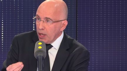 Eric Ciotti, député Les Républicains des Alpes-Martimes, le 6 novembre 2018 sur franceinfo. (RADIO FRANCE / FRANCE INFO)