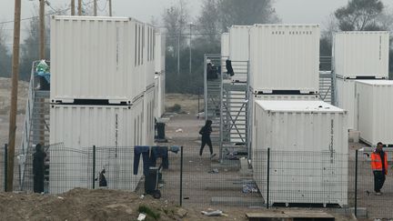 Le centre d'accueil provisoire pour mineurs de Calais, le 29 octobre 2016. (FRANCOIS NASCIMBENI / AFP)