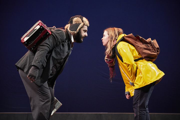 "Thelonius et Lola" de Zabou Breitman avec Charly Fournier ( à gauche) et Sarah Brannens ( à droite).&nbsp; (CHRISTOPHE RAYNAUD DE LAGE)