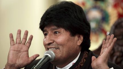 &nbsp; (Ses opposants craignent une "dérive vénézuélienne" du président bolivien Evo Morales (ici lors d'une conférence de presse à La Paz, avril 2015) © REUTERS / David Mercado)