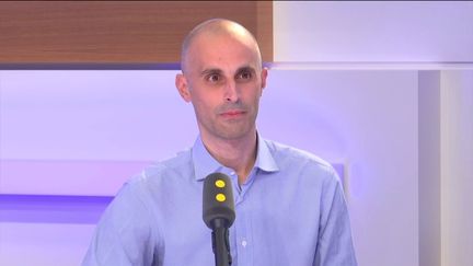 Maxime Renahy, invité de L'interview éco le 19 avril 2019. (FRANCEINFO / RADIOFRANCE)