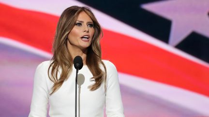 Melania Trump, la femme de Donal Trump, candidat républicain à la présidentielle américaine, à Cleveland, le 18 juillet 2016. (REIRI KURIHARA / YOMIURI / AFP)