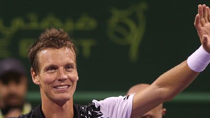 Le Tchèque Tomas Berdych. (KARIM JAAAFAR / AL-WATAN DOHA)