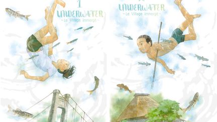 "Underwater - Le Village immergé" (tomes 1 et 2), de Yuki Urushibara, coll. Latitudes, éd. Ki-oon. (Yuki Urushibara / Ki-oon)