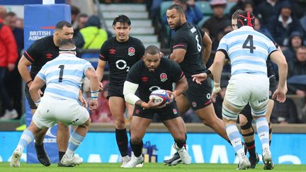 Les Argentins se sont imposés face aux Anglais à Twickenham, le 6 novembre 2022. (AFP)