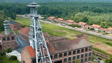 Mise en service au tout d&eacute;but du XXe si&egrave;cle, la fosse d'Arenberg, situ&eacute;e &agrave; Wallers (Nord) &eacute;tait profonde de plus de 600 m&egrave;tres. (STEVENS FREDERIC / SIPA)