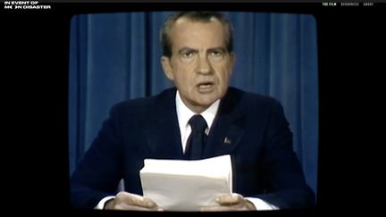 Richard Nixon en mode deepfake dans le documentaire "In Event of Moon Disaster". (MIT)