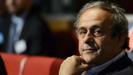 &nbsp; (Michel Platini soutient l'adversaire de Sepp Blatter pour la présidence de la Fifa © MaxPPP)