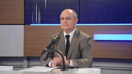 Bruno Le Roux,&nbsp;président de groupe socialiste à l’Assemblée nationale. (Jean-Christophe Bourdillat / Radio France)