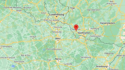 Saarlouis (Allemagne), à 10 kilomètres de la frontière française. (GOOGLE MAPS)