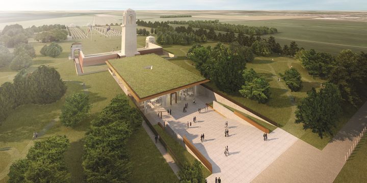 Le Centre d'interprétation Sir John Monash construit à Villers-Bretonneux dans la Somme sera inauguré le 24 avril, veille de l'Anzac Day.
 (Centre Sir John Monash)