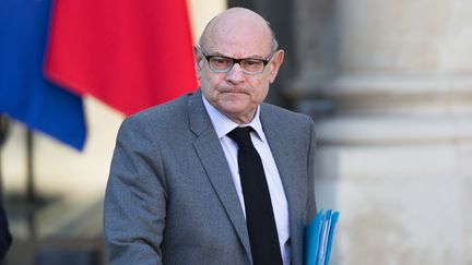 Jean-Marie Le Guen quitte le palais de l'Elysée, à Paris, le 15 février 2017. (YANN BOHAC / CITIZENSIDE / AFP)