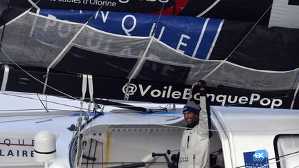 Armel Le Cléac'h vainqueur du Vendée Globe (DAMIEN MEYER / AFP)