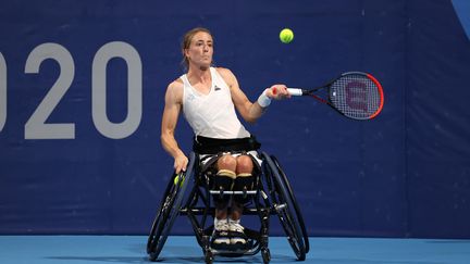 Charlotte Fairbank lors des Jeux paralympiques de Tokyo 2020, le 1er septembre 2021. (PICOUT GREGORY / KMSP)