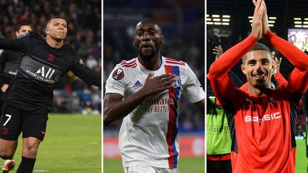 Kylian Mbappé, Karl Toko-Ekambi et Loïc Badé ont brillé en Coupe d'Europe cette saison.&nbsp; (AFP)