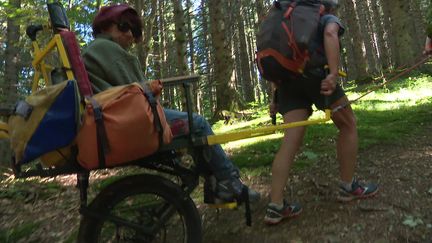 Les randonnées en joêlette&nbsp; dans le Vercors pour les personnes en situation de handicap. (FRANCE 3)