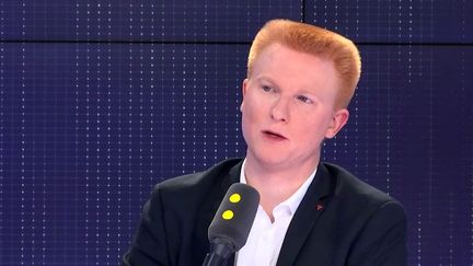 le député La France insoumise (LFI) Adrien Quatennens, invité de franceinfo le 3 avril 2019.&nbsp; (FRANCEINFO / RADIOFRANCE)