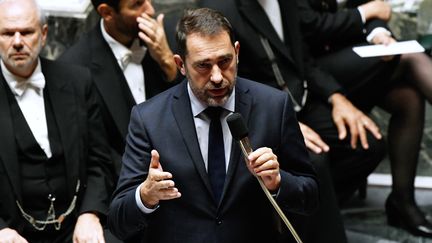 Le ministre de l'Intérieur Christophe Castaner à l'Assemblée nationale le 6 novembre 2018. (LIONEL BONAVENTURE / AFP)