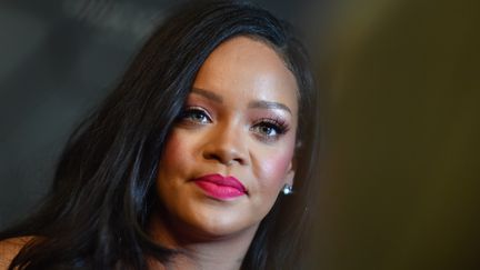 Rihanna lors d'une évènement Séphora à New York (Etats-Unis), le 14 septembre 2018. (ANGELA WEISS / AFP)