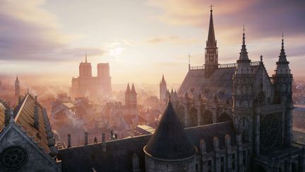 Une vue de Paris issue du jeu vid&eacute;o Assassin's Creed Unity. (AP/SIPA / AP)