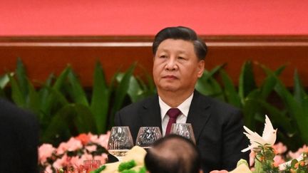 Le président chinois Xi Jinping, à Pékin, le 30 septembre 2022. (NOEL CELIS / AFP)