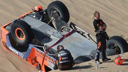 Robby Gordon voit ses espoirs de victoire finale s'envoler