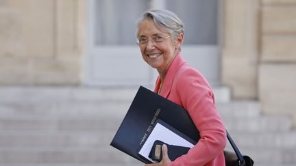 La Première ministre Elisabeth Borne lors d'un Conseil des ministres à l'Elysée, le 4 juillet 2022. (LUDOVIC MARIN / AFP)