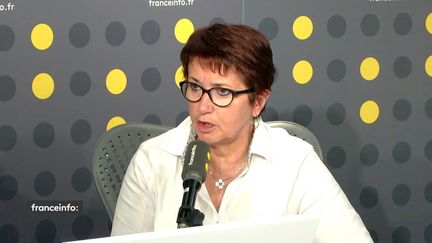 Christiane Lambert, présidente de la FNSEA. (FRANCEINFO / RADIOFRANCE)