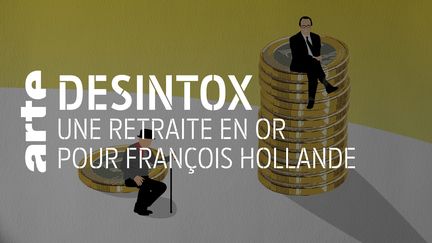 Non, François Hollande ne touche pas 36 000 euros de retraite par mois (ARTE/LIBÉRATION/2P2L)