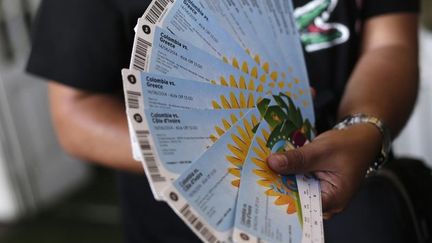 &nbsp; (3,7 millions de places disponibles pour tous les matches du Mondial 2014 © Reuters)