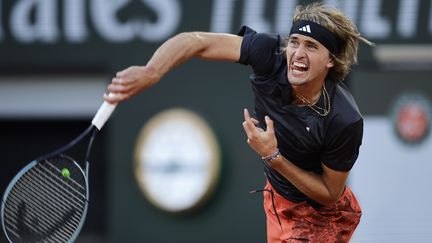 L'Allemand Alexander Zverev contre le Slovaque Alex Molcan à Roland-Garros, le 1er juin 2023. (MaxPPP)